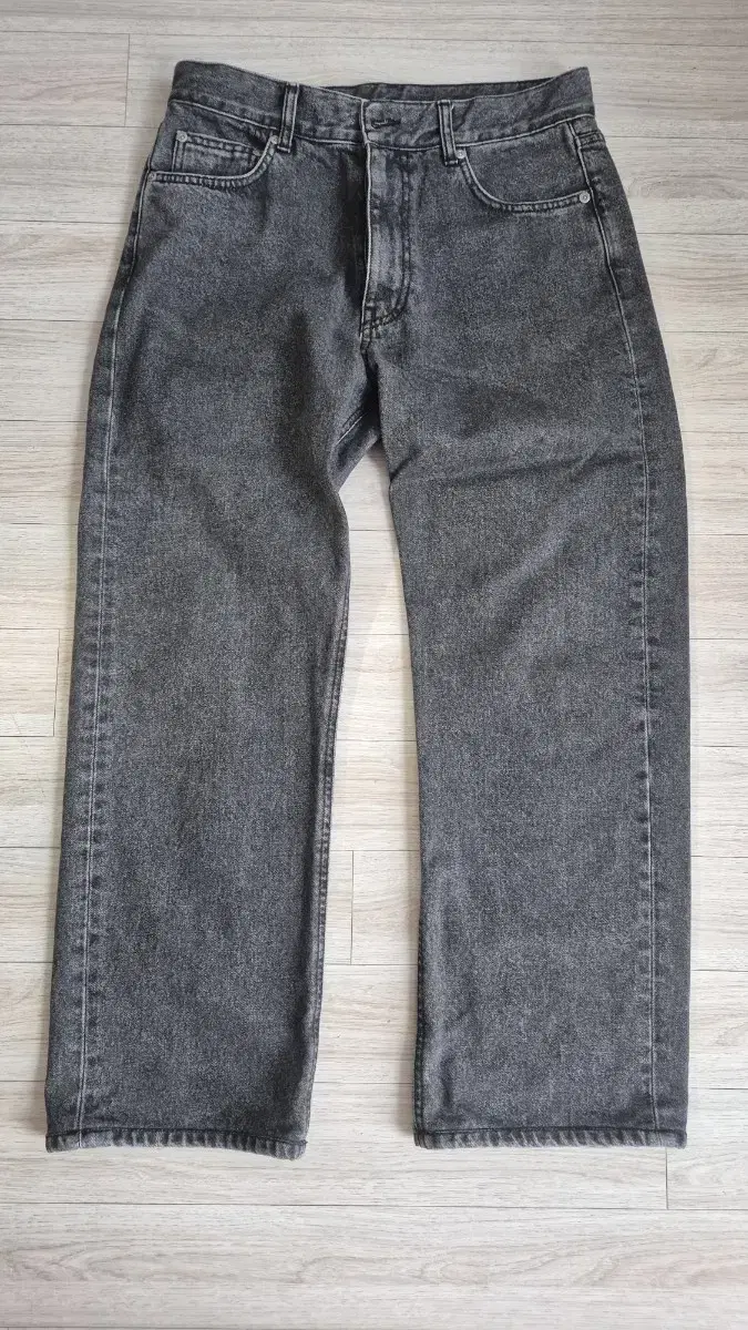 유니폼브릿지 comfort denim pants vintage black